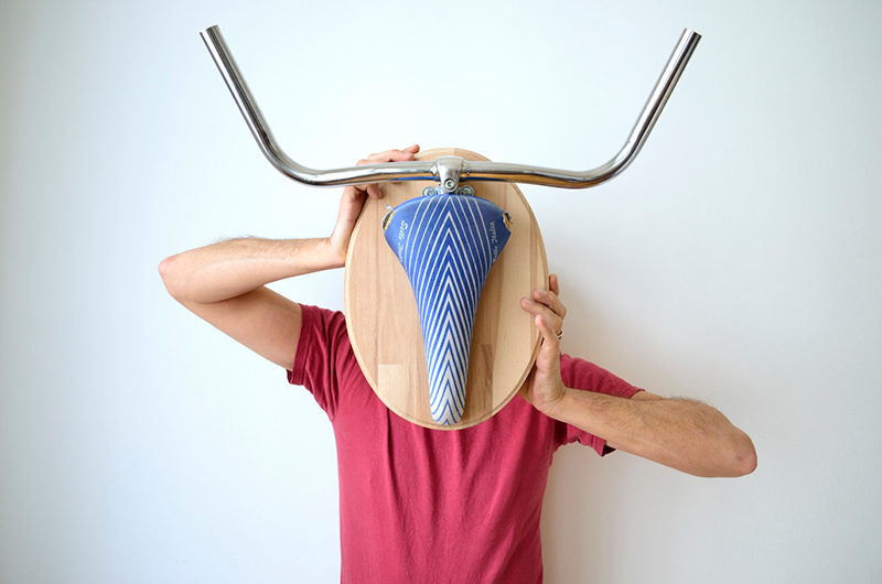 Illustration for article titled Dress Up Your Den With Hunting Trophies Made From Bike Parts